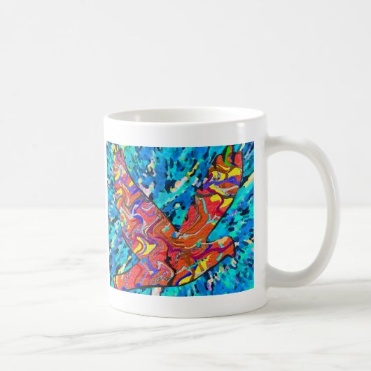 天使の鳥のコーヒー・マグのマグの台所 コーヒーマグカップ (右)