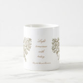 天使の"天使"のマグのコップ-今日と明日つけて下さい コーヒーマグカップ (中央)