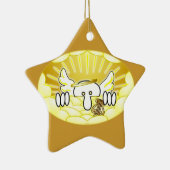 天使のKilroyのオーナメント セラミックオーナメント (右)