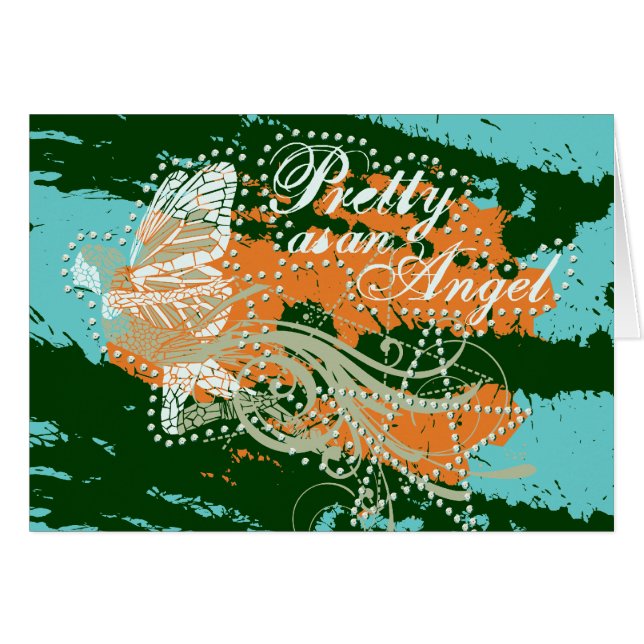 天使のTシャツおよびギフトとしてかわいらしい (正面横)