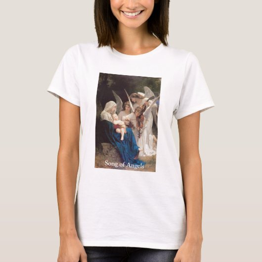 天使のTシャツのヴィンテージの聖母マリアの歌 Tシャツ (正面)