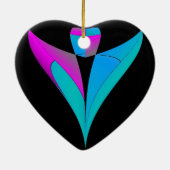 天使はあなたに見ます セラミックオーナメント (裏面)