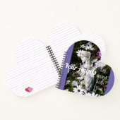 天使はいつもあなたと一緒 フローラルエンジェル ノートブック (内部)