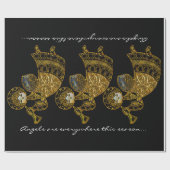 天使はこの季節どこでもあります ラッピングペーパー (フラット)