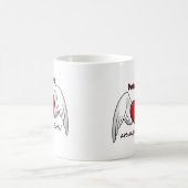 天使はコーヒー・マグを自ら申し出ます コーヒーマグカップ (中央)
