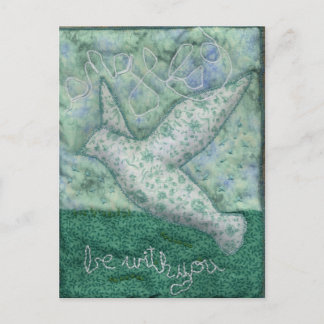 「天使は一緒にいる」というポストカード ポストカード