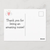 天使は全てが翼を持っているわけではない。聴診器を持つ天使もいる。 ポストカード (裏面)