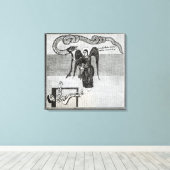 天使は地獄の鍵を持って キャンバスプリント (インサイチュ (ウッドフロア))