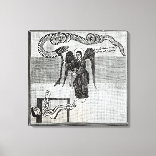 天使は地獄の鍵を持って キャンバスプリント (正面)