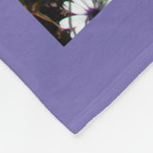 天使は常にあなたの天使と共にフローラ フリースブランケット (角)