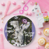 天使は常にあなたの天使と共にフローラ ペーパープレート (パーティー)