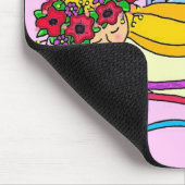 天使は彼女に翼を得ます マウスパッド (コーナー)