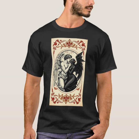 天使は悪魔が大好き1 Tシャツ (正面)