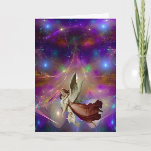 天使は挨拶状を待ちます カード (正面)