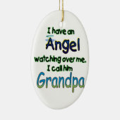 天使はGRANDPAを電話しました セラミックオーナメント (右)
