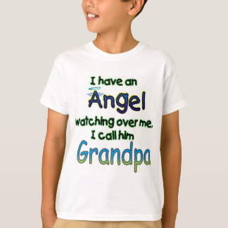 天使はGRANDPAを電話しました Tシャツ