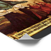 天使や聖徒、その創始者との聖なる三位一体 ポスター (角)