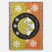 天使よ来ああ彼の投げ込みを崇拝しよう スローブランケット (正面縦)