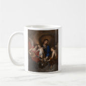 天使を作る音楽のヴァージンそして子供 コーヒーマグカップ (左)
