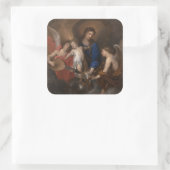 天使を作る音楽のヴァージンそして子供 スクエアシール (バッグ)