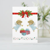 天使を使ったクリスマスデザイン (スタンド正面)