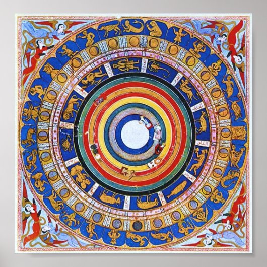 天使を使った天文学の地図 ポスター (正面)