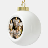 天使を歌う セラミックボールオーナメント (右)