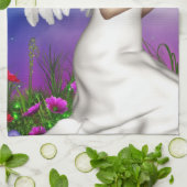 天使を祈ること キッチンタオル (折り畳み)