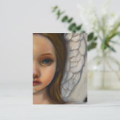 天使を送って見守る ポストカード (スタンド正面)