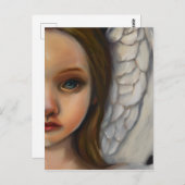 天使を送って見守る ポストカード (正面/裏面)