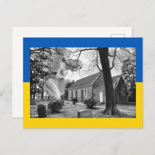 天使ウクライナ ポストカード (正面/裏面)