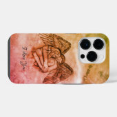 天使エロス イン ラブ 愛してる iPhoneケース (裏面横)