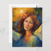 天使カラフルが光る ポストカード (正面/裏面)