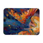 天使カラフル神 マグネット (横)