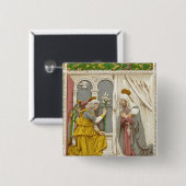 天使ガブリエルメリーへの告知 缶バッジ (正面&裏面)