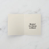 天使ガブリエル・ビザンチン・クリスチャン・アート カード (内部)