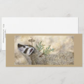 天使クラリッサのフラットカード 招待状 (正面/裏面)