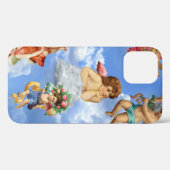 天使ケルブ雲アンティーク天ビクトリアン空 Case-Mate iPhoneケース (裏面 (横))