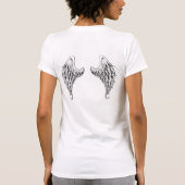 天使タンクTシャツ2の都市 Tシャツ (裏面)