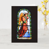 天使フランスの カード (黄色い花)