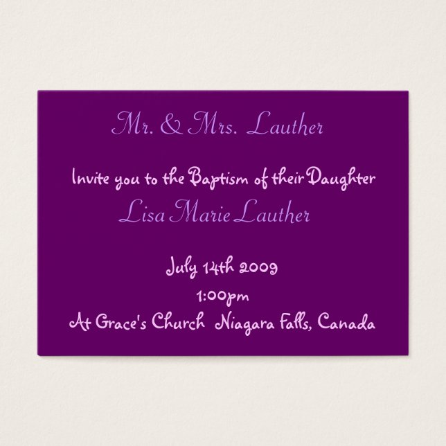 天使ベビーバプテスマ (正面)