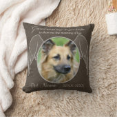 天使ペット悔やみや弔慰のカスタムに送られる神 クッション (ブランケット)