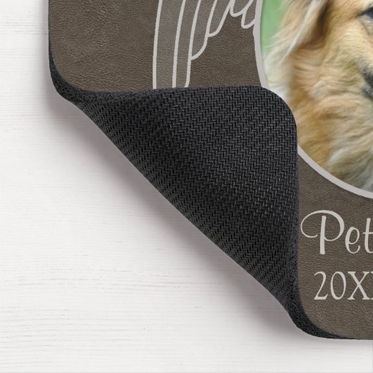 天使ペット悔やみや弔慰のカスタムに送られる神 マウスパッド (コーナー)