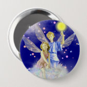 天使ボタン 缶バッジ (正面&裏面)