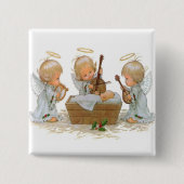 天使ボタン 缶バッジ (正面)