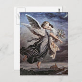 天使ポストカードの腕の中で ポストカード (正面/裏面)