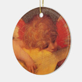 天使ミュージシャン セラミックオーナメント (左)