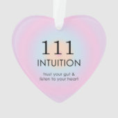 天使モダン数数数数法111直感 オーナメント (裏面)