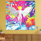 天使ロボット キャンバスプリント (インサイチュ (リビング))