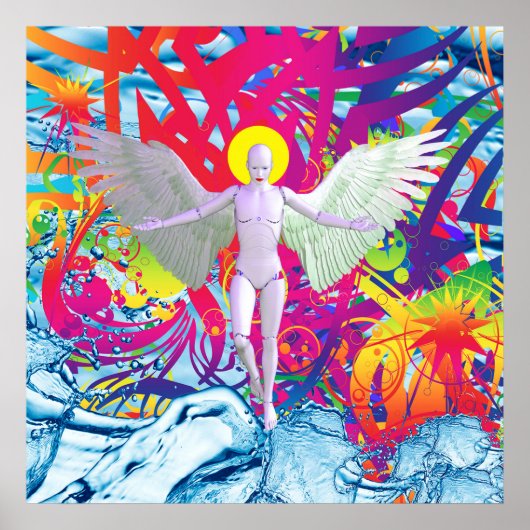 天使ロボット ポスター (正面)